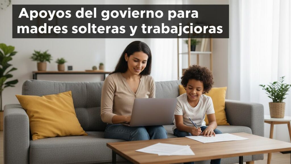 Apoyos del gobierno para madres solteras y trabajadoras