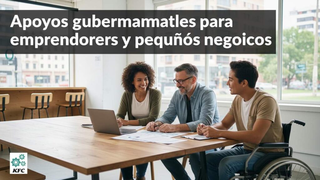 Apoyos gubernamentales para emprendedores y pequeños negocios