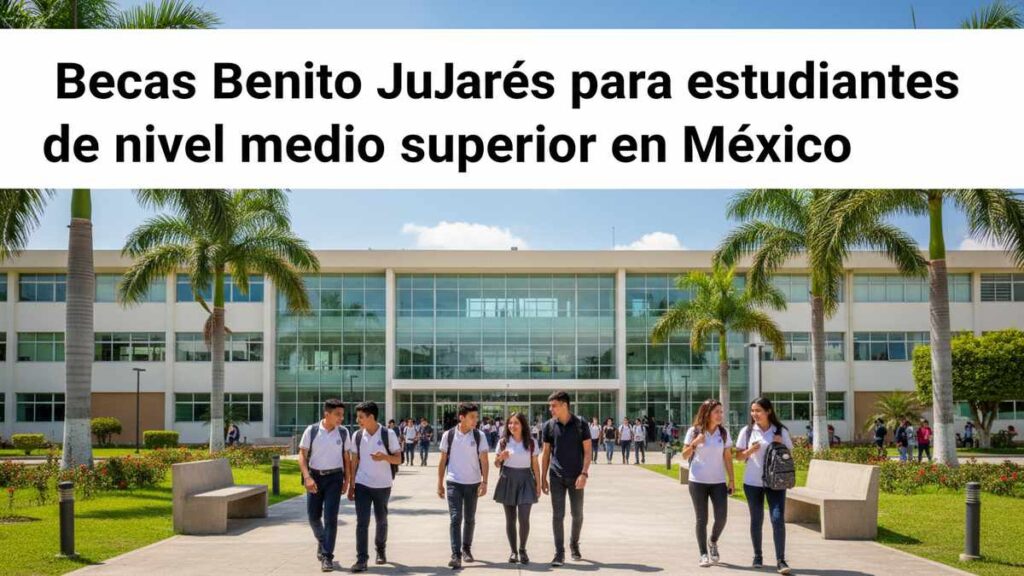 Becas Benito Juárez para estudiantes de nivel medio superior en México