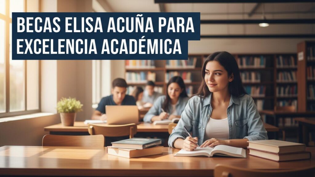 Becas Elisa Acuña para excelencia académica
