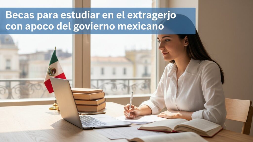 Becas para estudiar en el extranjero con apoyo del gobierno mexicano