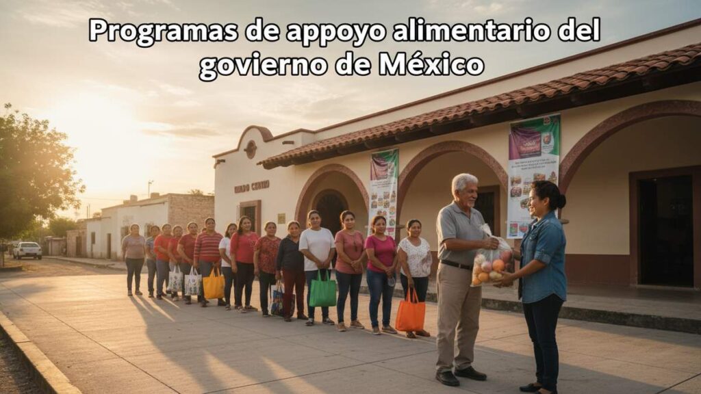 Programas de apoyo alimentario del gobierno de México