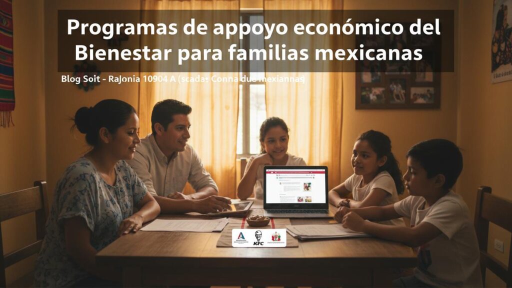 Programas de apoyo económico del Bienestar para familias mexicanas