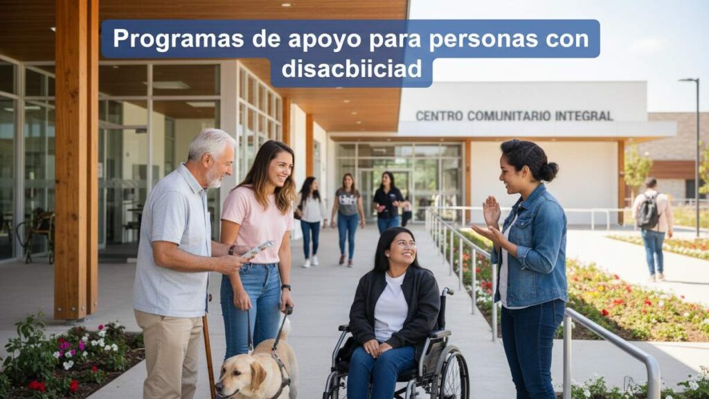 Programas de apoyo para personas con discapacidad
